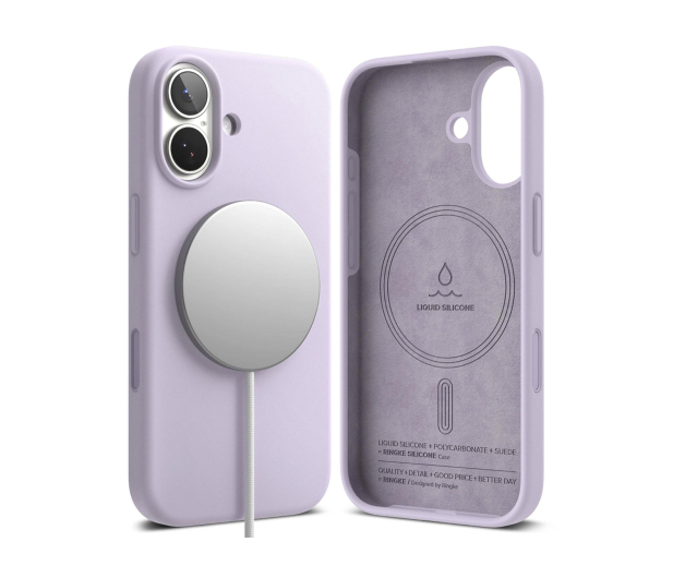 Ringke Silicone Magnetic Magsafe do Iphone 17 Light Purple - 1359790 - zdjęcie 2